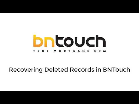 Options Tab: Records Recovery